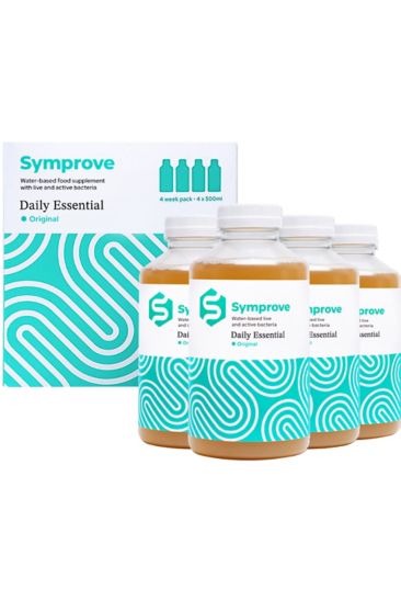 Symprove Water-Based Gut Supplement With Live and Active Bacteria, Original Flavour 4x500ml