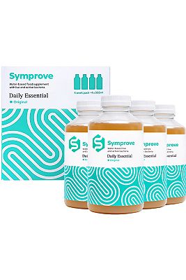 Symprove Water-Based Gut Supplement With Live and Active Bacteria, Original Flavour 4x500ml