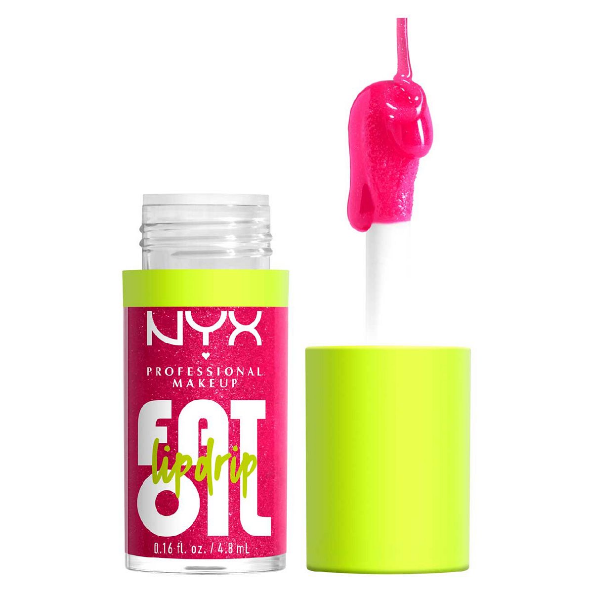 NYX Professional Makeup Lip Gloss, Fat Oil Drip, Shade Supermodel, 4.8ml