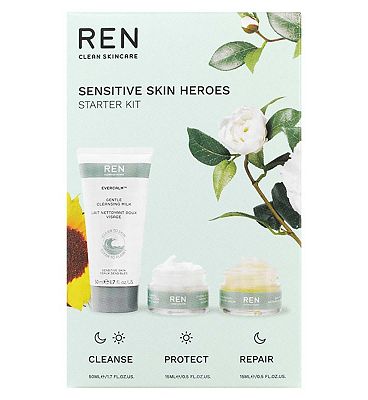 REN Clean Skincare Sensitive Skin Heroes Starter Kit