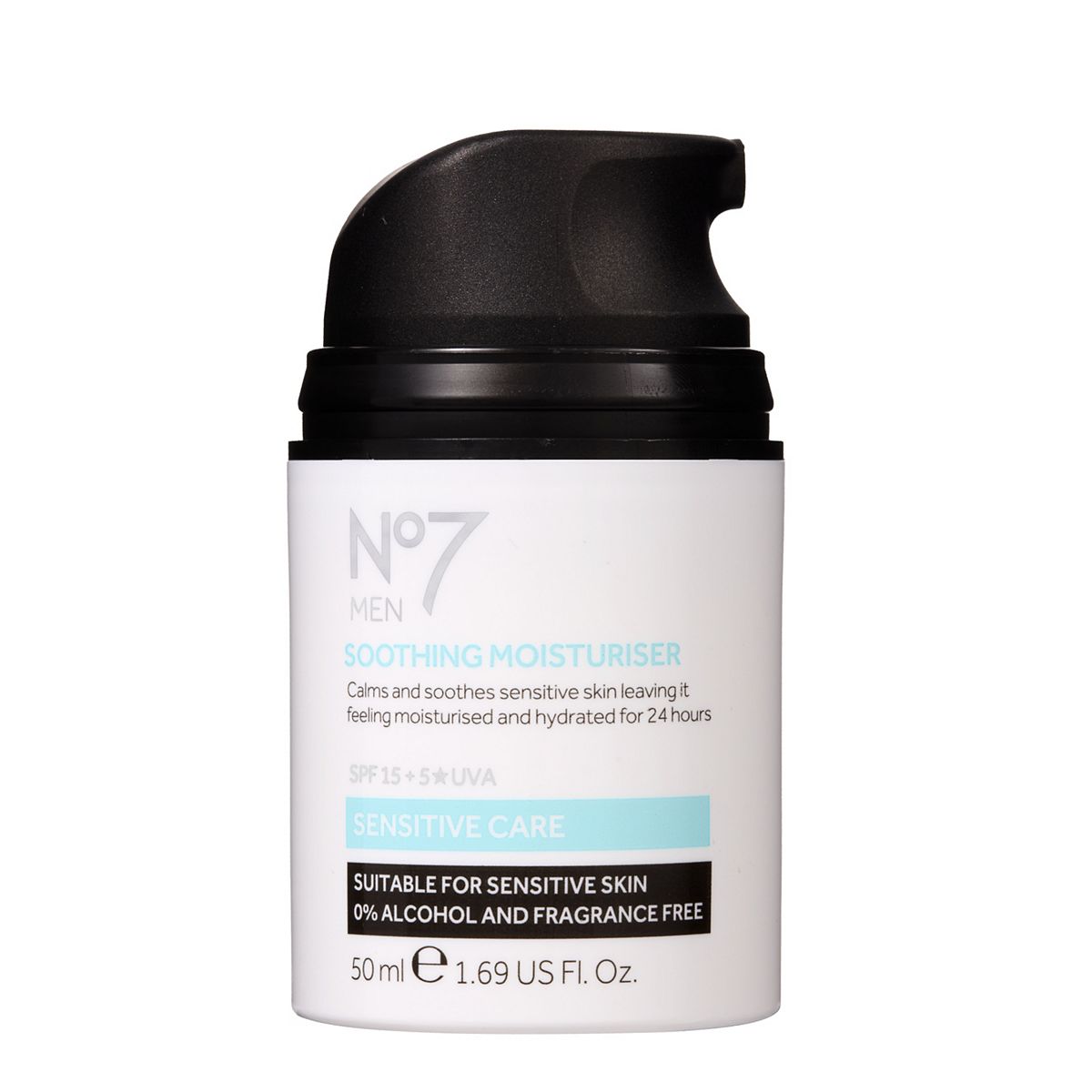 No7 Men Soothing Moisturiser Spf15 50ml