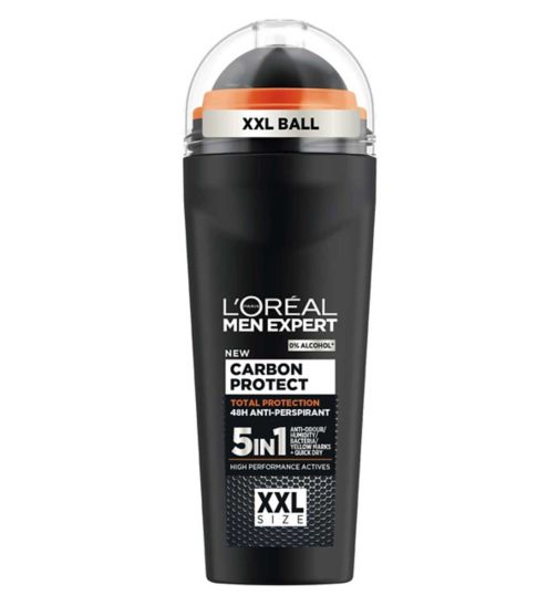 L'Oréal Men Expert Carbon Protect 48H Roll On Anti-Perspirant Deodorant Large XXXL 100ml