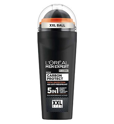 L'Oral Men Expert Carbon Protect 48H Roll On Anti-Perspirant Deodorant Large XXXL 100ml