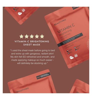 BEAUTYPRO VITAMIN C Brightening Sheet Mask (3)