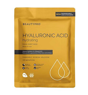 BEAUTYPRO HYALURONIC ACID Hydrating Sheet Mask