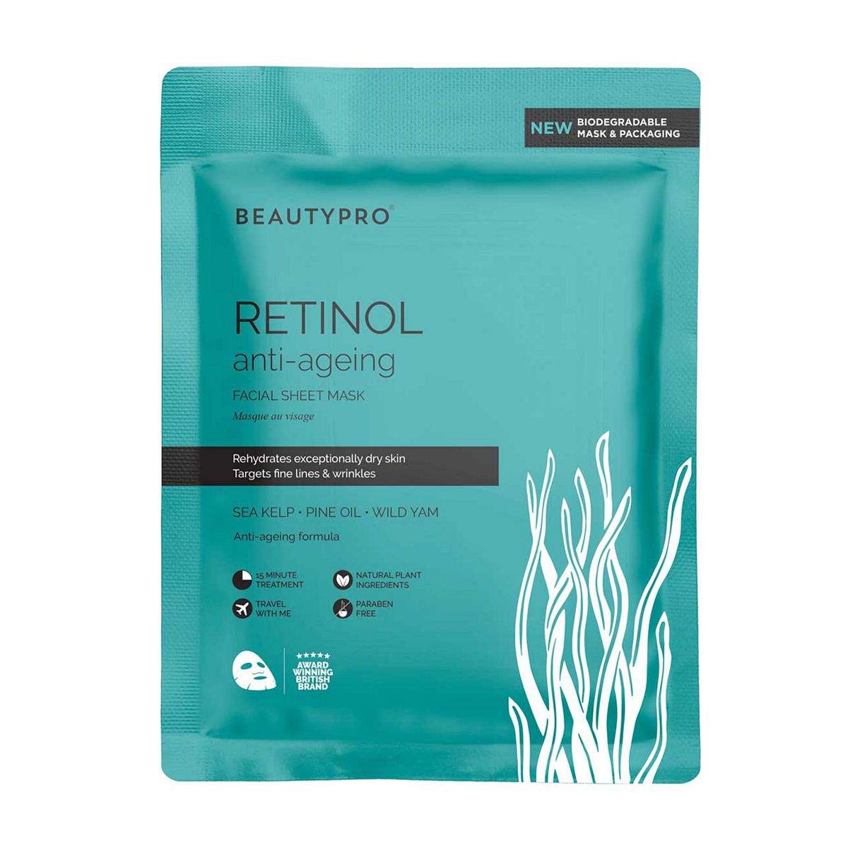 Beautypro Retinol Anti-Ageing Sheet Mask