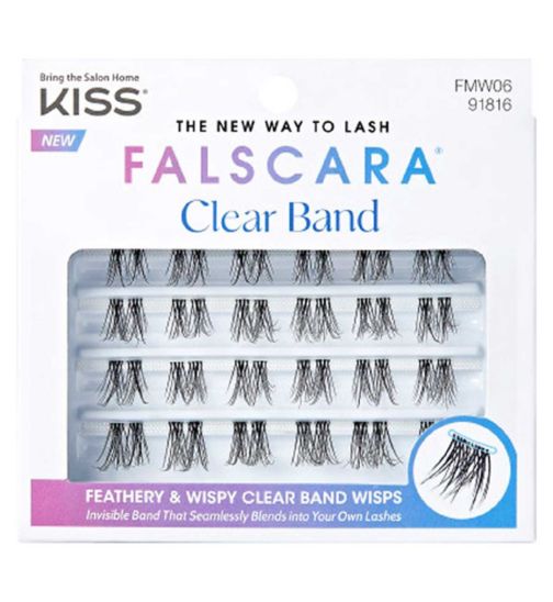 Kiss Falscara  Multipack Clear Band Lashes 24