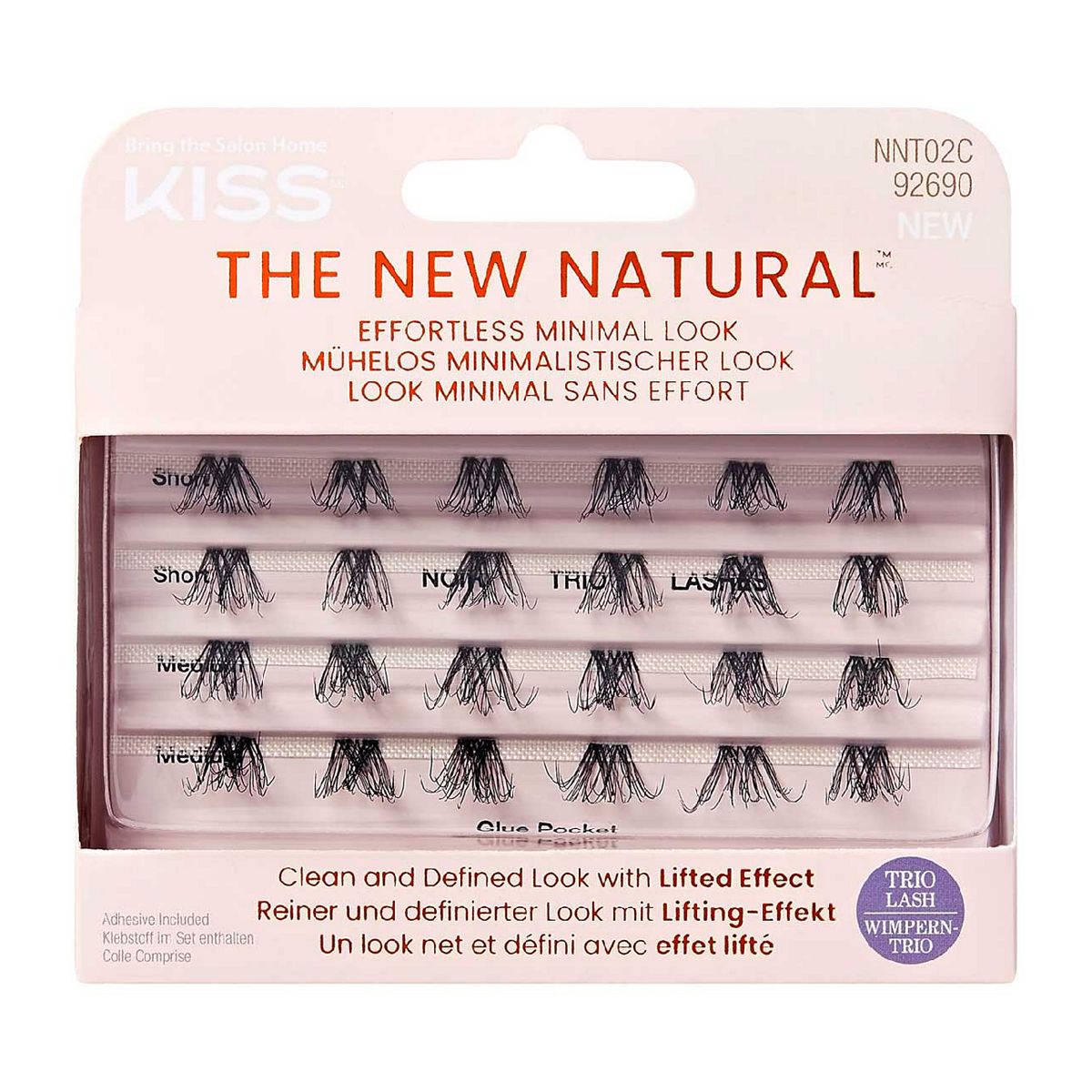 Kiss The New Natural Trio Lashes 02