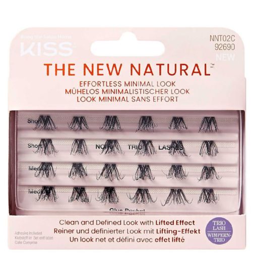 Kiss The New Natural Trio Lashes 02
