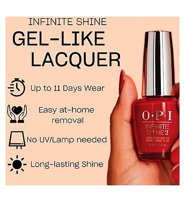 OPI Infinite Shine Gel Like Polish - Megawatt Hot  - 15ml