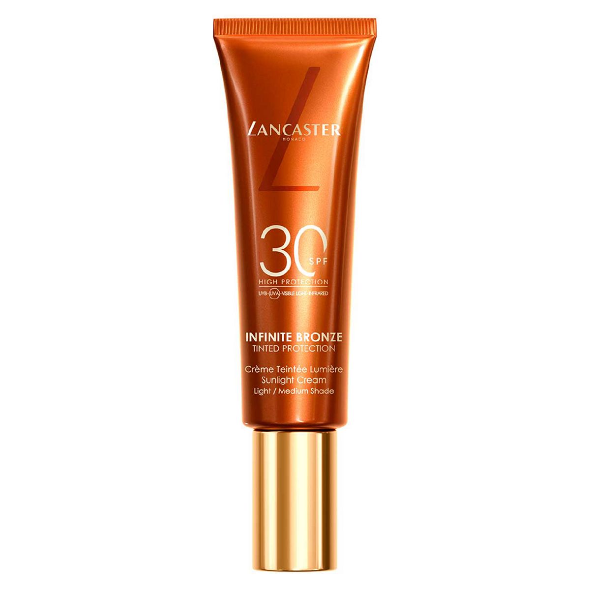 Lancaster Infinite Bronze Tinted Protection Sunlight Cream Spf30 Light/medium 50ml