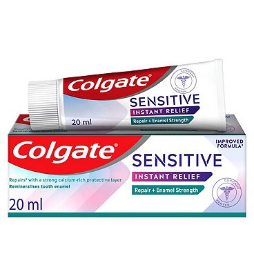 Colgate Sensitive Instant Relief Repair + Enamel Strength Toothpaste 20ml