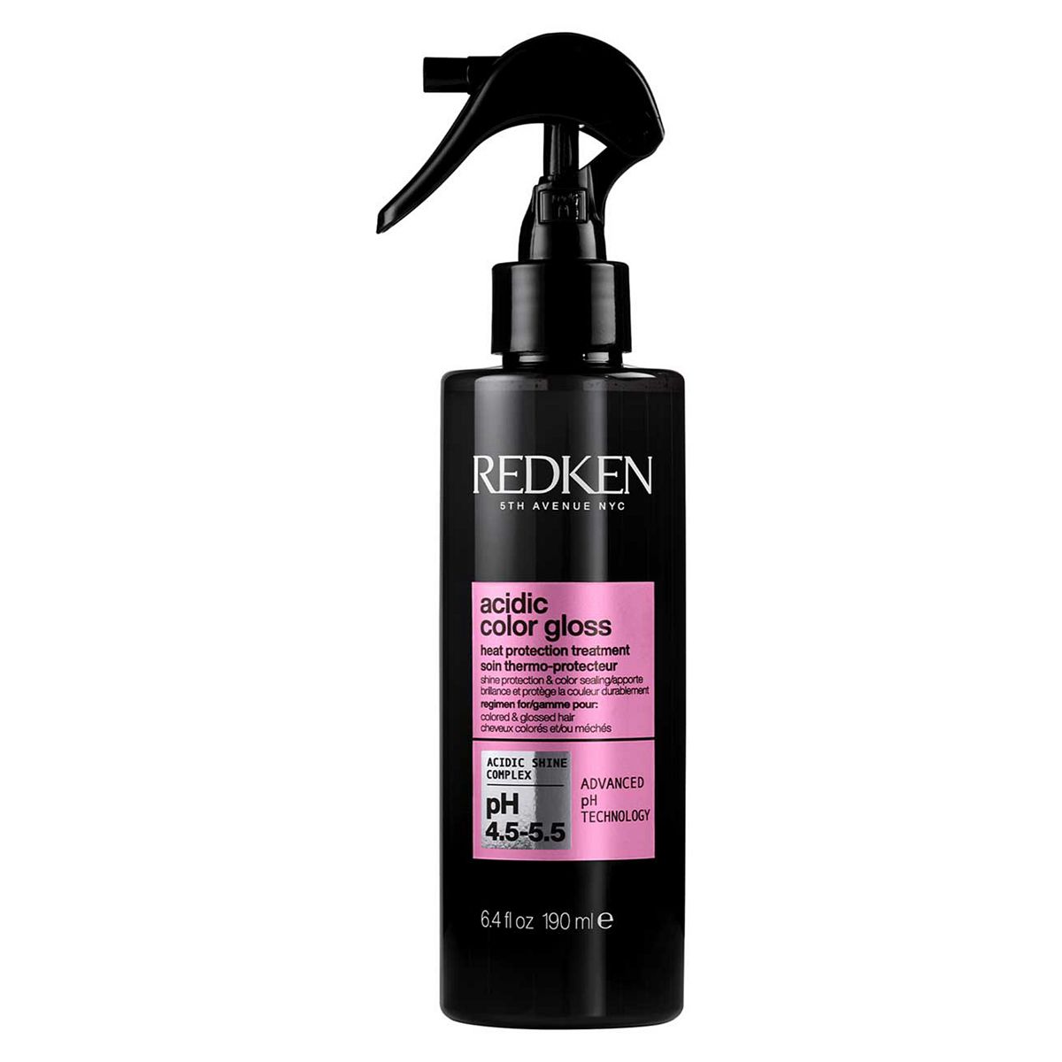Redken Acidic Color Gloss Heat Protection Leave-In Treatment, 190ml