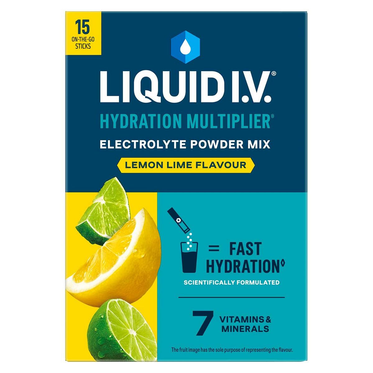 Liquid IV Liquid I.v. Hydration Multiplier Electrolyte Powder Mix Lemon ...