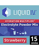 Liquid I.V. Hydration Multiplier Electrolyte Powder Mix Strawberry 15 Sachets