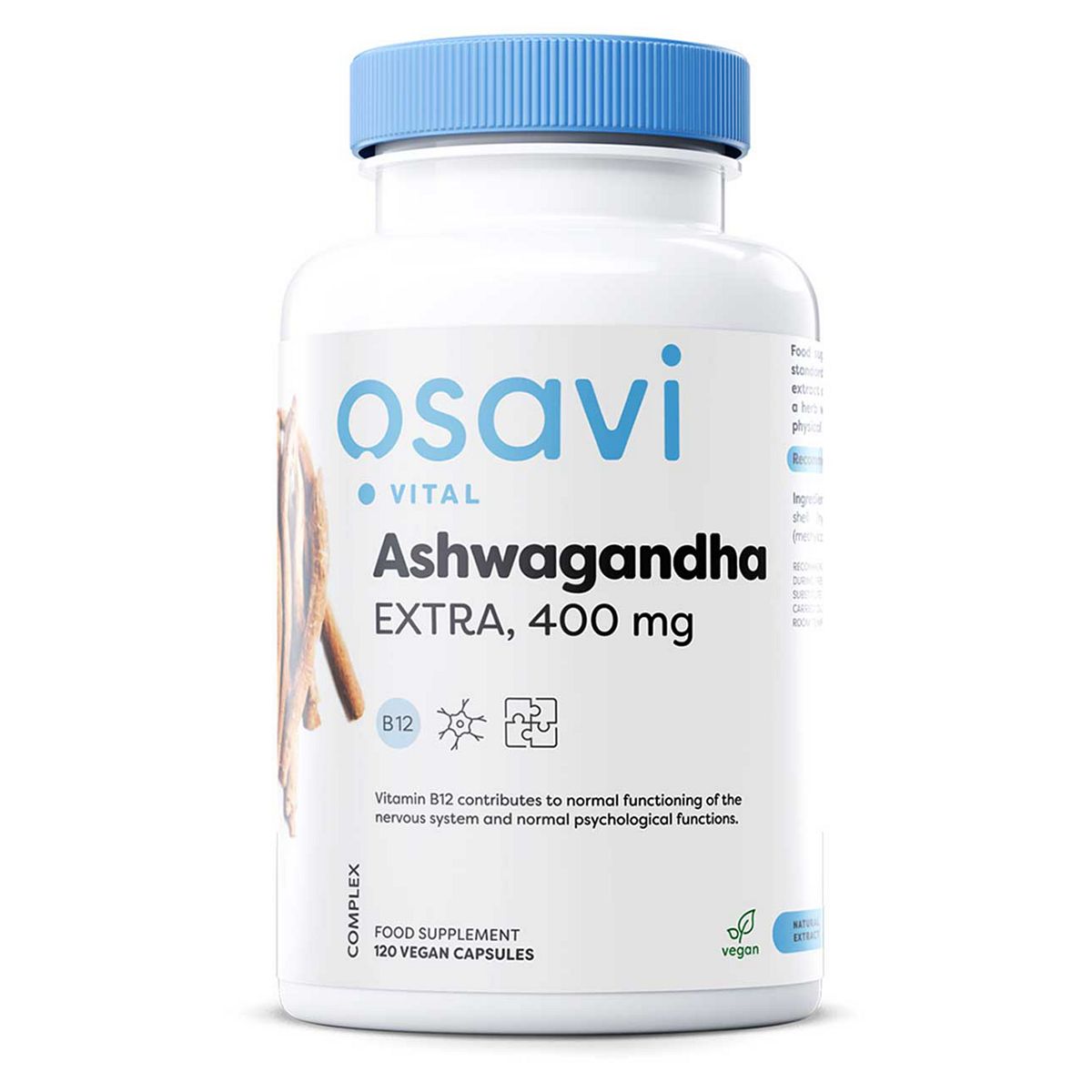 Osavi Ashwagandha Extra, 400Mg - 120 Vegan Caps