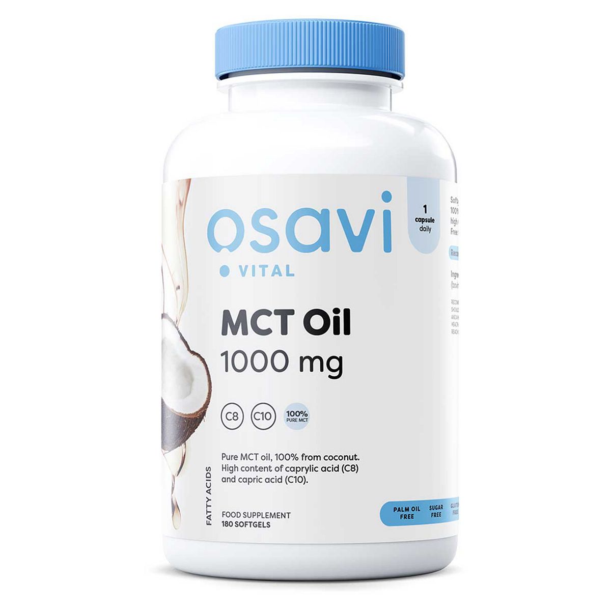 Osavi Mct Oil, 1000Mg - 180 Softgels