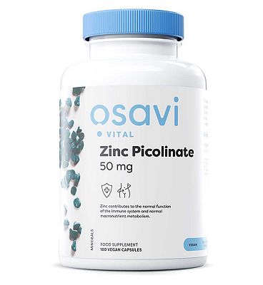 Osavi Zinc Picolinate, 50mg - 180 vegan caps