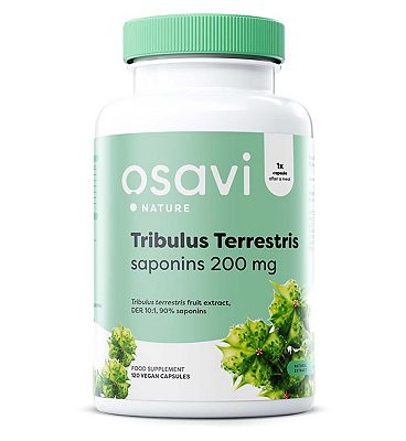 Osavi Tribulus Terrestris, Saponins 200mg - 120 vegan caps