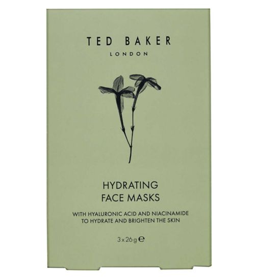 Ted Baker Jasmine & Lime Blossom Hydrating Face Mask 3 x 26g