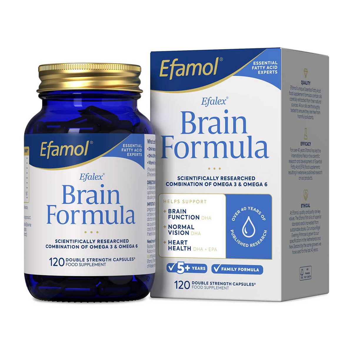 Efamol Efalex Brain Formula Capsules 120S