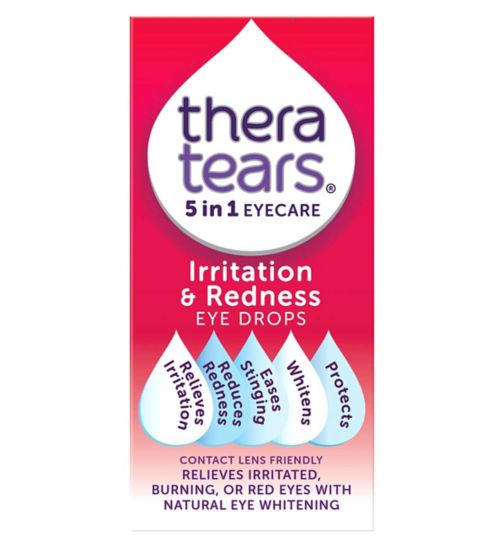 TheraTears® Irritation & Redness 5 in 1 Eye Drops, 10ml