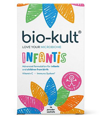 Bio-Kult Infantis Gut Supplement For Children & Infants From Birth, With Vitamin C - 16x1g Sachets (2)