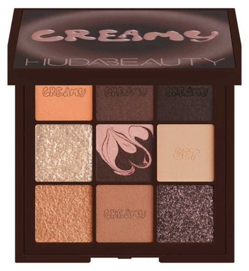 Huda Beauty Creamy Obsessions Eyeshadow Palette - Neutral Brown 8.22g