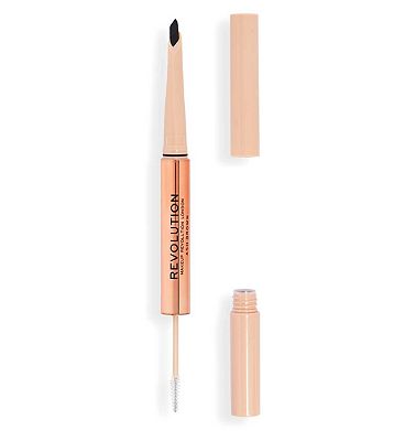 Revolution Fluffy Brow Filter Duo dark brown 1ml dark brown