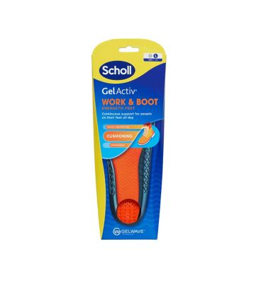 Scholl Gel Activ Work Boot Insoles Large Boots