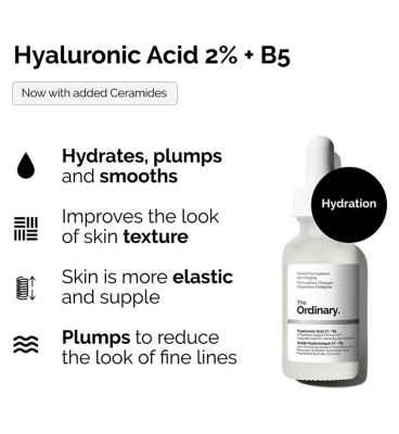 The Ordinary Hyaluronic Acid + Natural Moisturizing Factors Bundle (4)