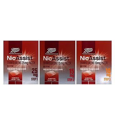 Boots NicAssist Patch Set 1-3 Step Bundle