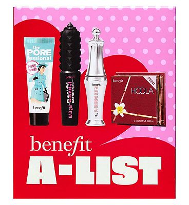 Benefit A-List Badgal Bang Mascara, Hoola Bronzer, Porefessional Primer & 24hr Brow Setter Gift Set