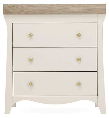 CuddleCo Clara Dresser Changer - Cashmere & Ash