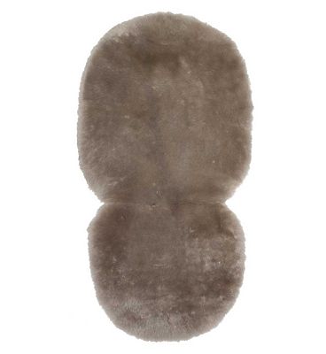 Naturally Sheepskins Snuggler Sheepskin Pram Liner - Taupe
