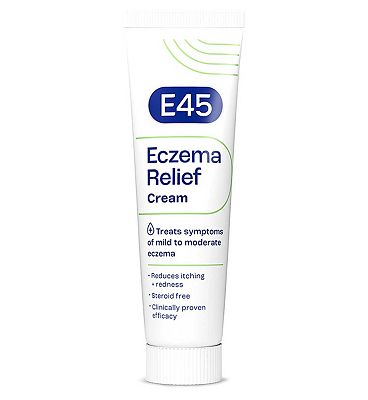 E45 Eczema Relief Cream 60g  To Treat Symptoms of Eczema  Reduces itching and redness  Emollient Cre