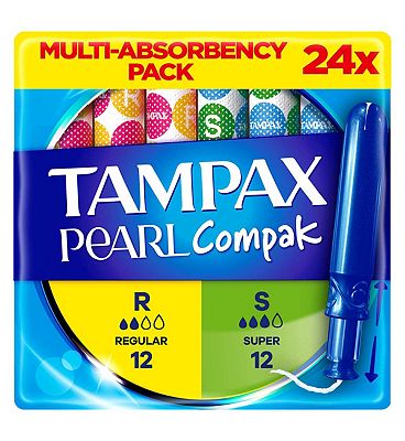 Tampax compak Tampons pearl multi reg & super 24s