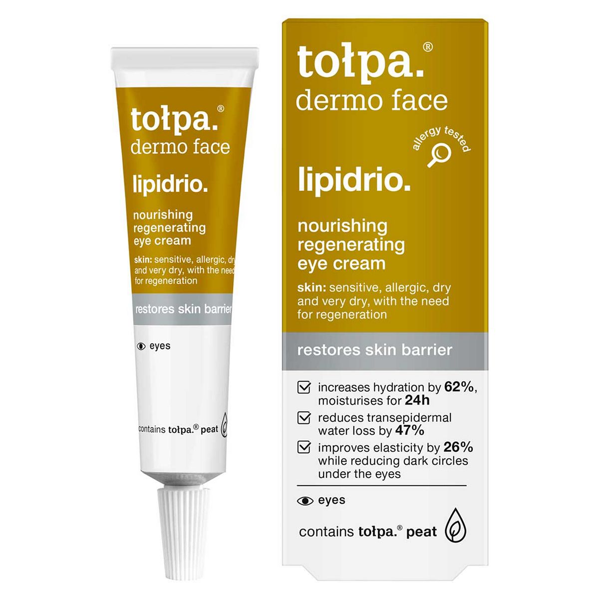 Tolpa Dermo Face Lipidrio Nourishing Regenerating Eye Cream 10ml