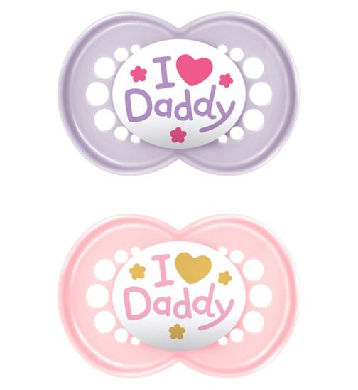 MAM Original Style Soother 16+M Pink Daddy 2S