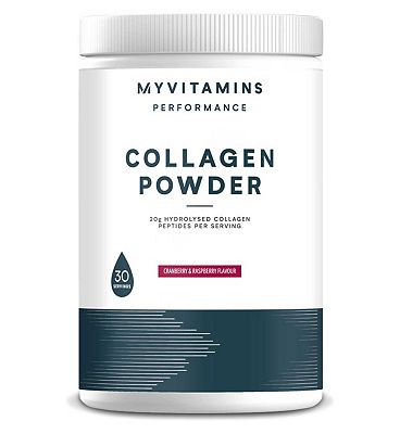 Myvitamins Collagen Powder, Cranberry and Raspberry, 650g