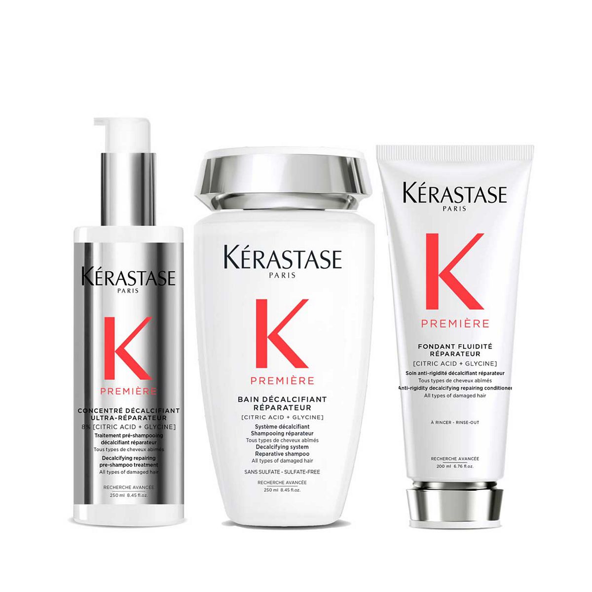 Kerastase Kérastase Première Decalcifying Shampoo & Conditioner Duo With Pre-Shampoo For Damaged Hair