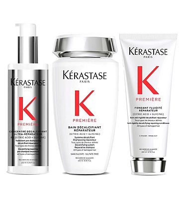 Krastase Premire Decalcifying Shampoo & Conditioner Duo with Pre-Shampoo for Damaged Hair