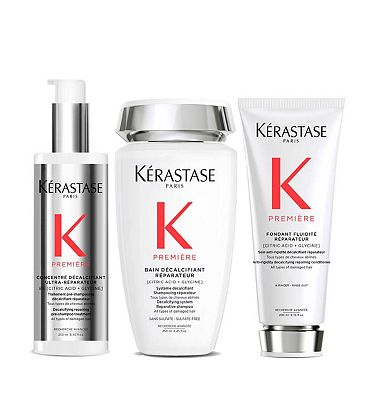 Krastase Premire Decalcifying Shampoo & Conditioner Duo with Pre-Shampoo for Damaged Hair