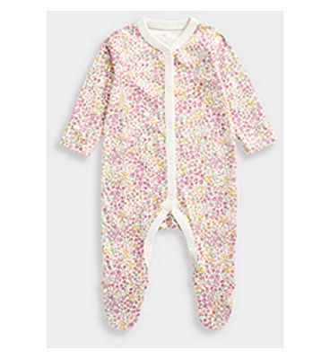 Mothercare newborn essentials floral all in one Up To 10 lbs