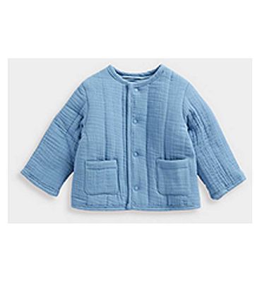 Mothercare My First Blue Quilted Jacket 6 - 9 Months