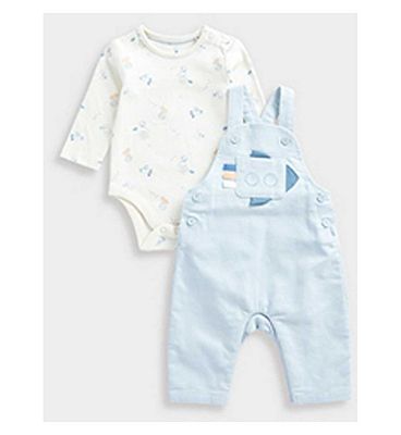 Mothercare My First Cord Dungarees and Bodysuit Set 1 - 3 Months