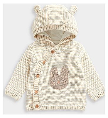 Mothercare My First Bunny Hooded Cardigan 1 - 3 Months