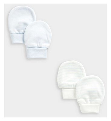 Mothercare My First Baby Mitts - 2 Pack 3 - 6 Months