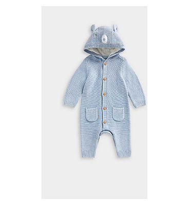 Mothercare Forest Friends Knitted All In One 6 - 9 Months