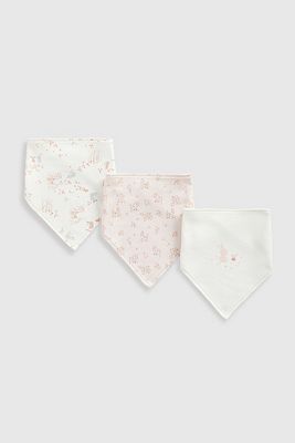 Mothercare My First Classic Bunny 3 Pack Bibs